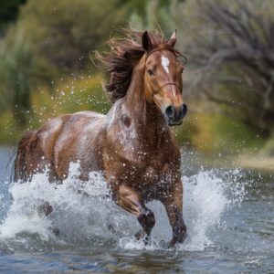 can horses swim?