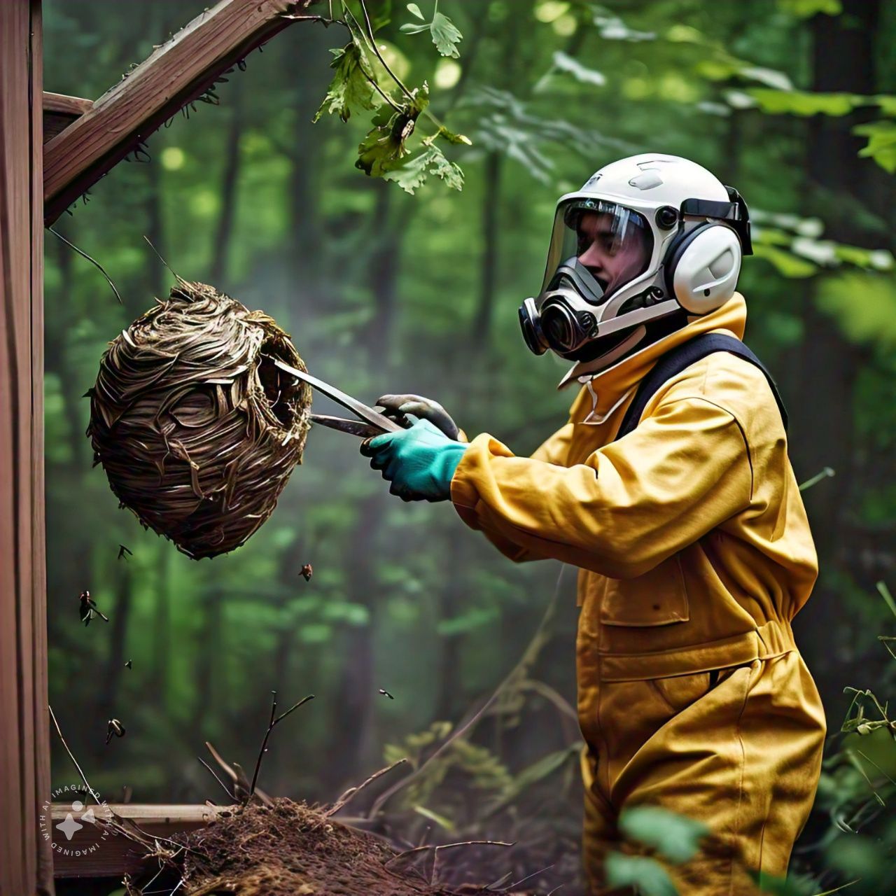 how to get rid of yellow jackets nest in ground